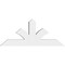 Ekena Millwork Richland Architectural Grade PVC Gable Bracket, 60"W x 25"H x 6"D x 6"F, 10/12 Pitch GBP060X25X0606RIC00 - alternate 3